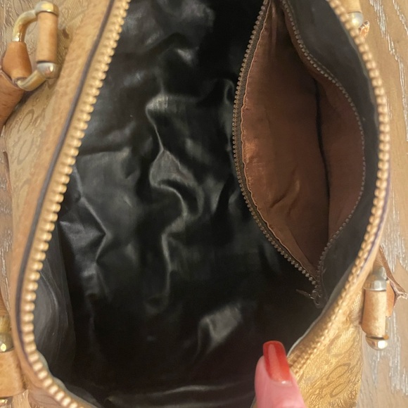 Celine Tan Monogram Boston Bag - Picture 15 of 16